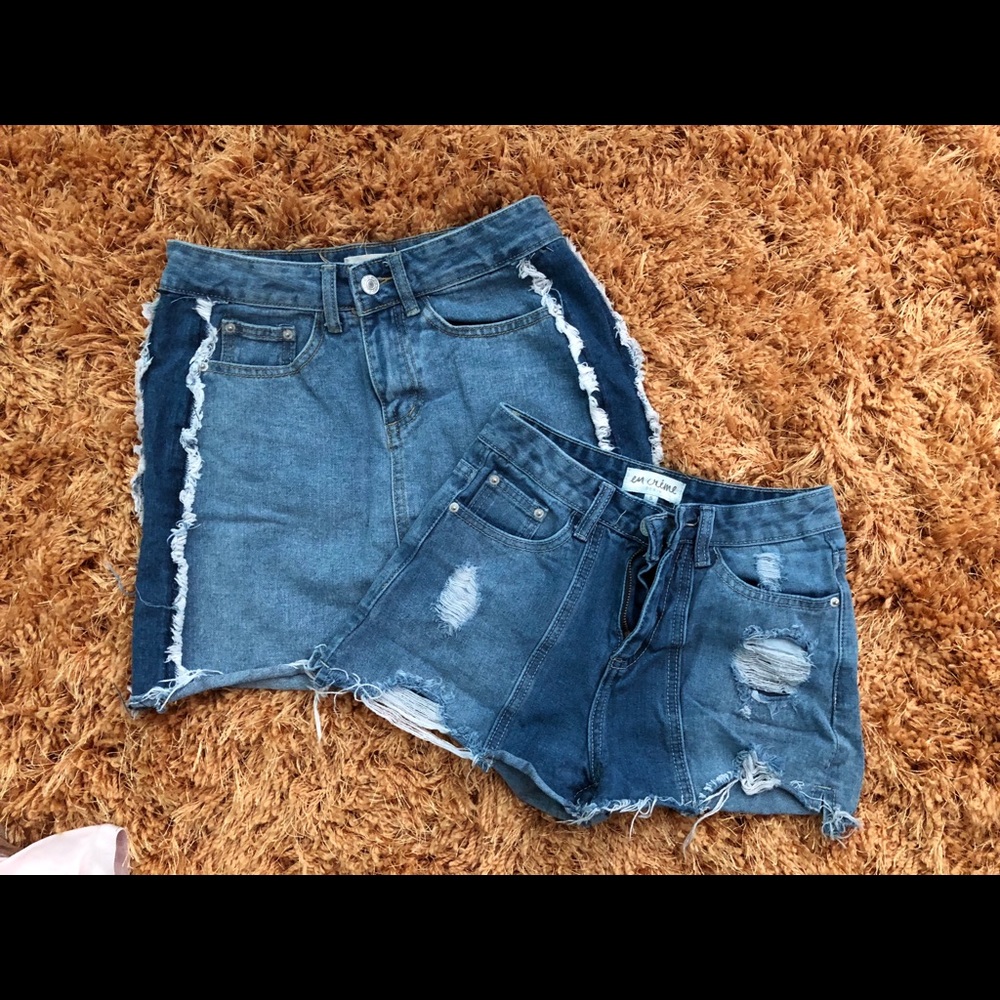 ENCREME DENIM - SKIRT & SHORT BUNDLE